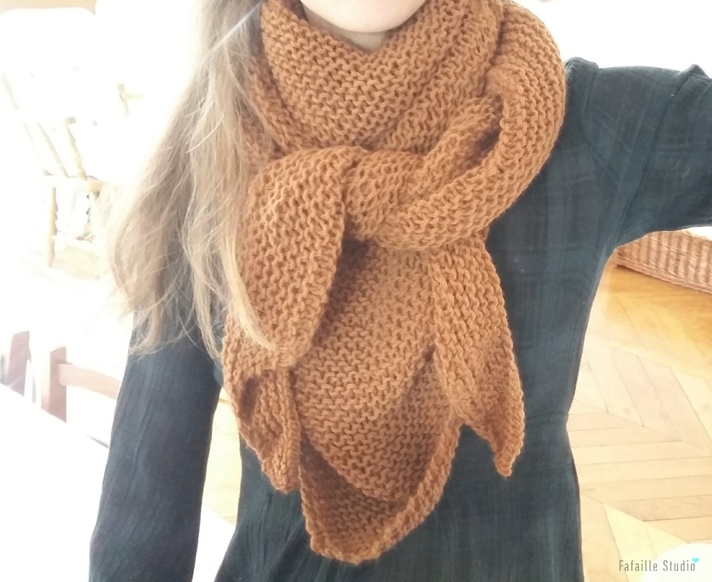 Tricoter un trendy châle