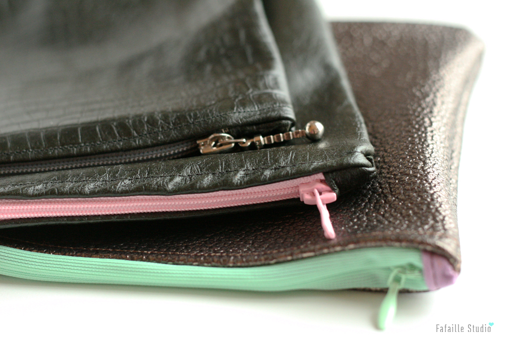 Coudre une pochette zippée avec de belles finitions