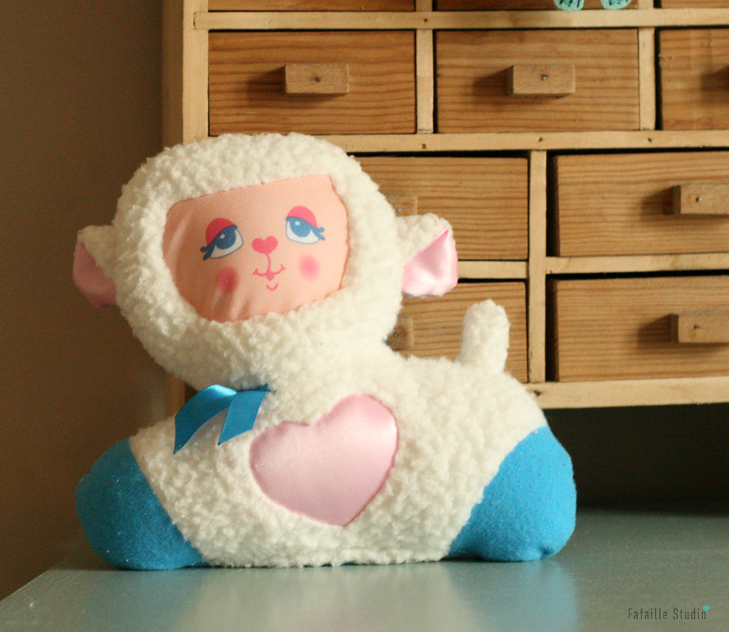 Mouton veilleuse vintage