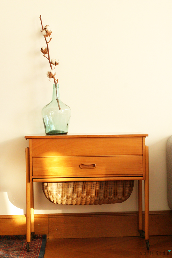 Ma travailleuse vintage pour ma laine